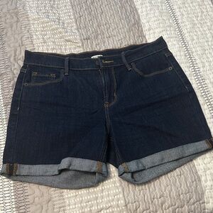 Old Navy Dark Blue Jean Shorts